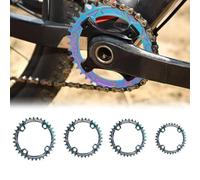 ReachMall Mountain Bike Chainring, 104BCD Narrow Wide Round Chain Ring 32/34/36/38/40T for 8/9/10/11/12 Speed, 7075 Aluminum Alloy