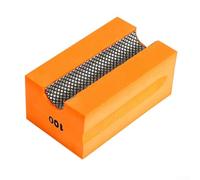 ReachMall Polishing Pad, Hand Polishing Pad Tile Grinding Block Pad Sanding Disc hand tool, Concave Hand Polishing Block Edge Trimmer(100)