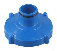 ReachMall Pool Hose Adapter 80Mm To 32Mm, PVC Blue Replace Swimming Pool Hose Adapter Connector, Vacuum Cleaner Hose Connection Adapter