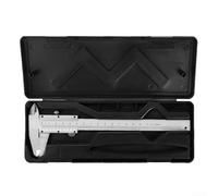 ReachMall Precision Measuring Tool 150mm Digital Vernier Caliper Stainless Steel Body with Auto-Off Function for Mechanics