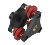 ReachMall Quick Leveling Base, Aluminum Tripod Head with Arca-Swiss Compatible Plate, 3/8" Screw for Camera Stabilization on Uneven Terrain, Anodized Finish, 67x46mm