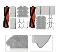 ReachMall Replacement Kit For ROPO Slim Kewbily DL30 Pro, Main Brush Side Filter Mop Cloth, Install Deep Clean Robot Vacuum Parts