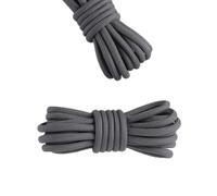 ReachMall Round Shoelaces for Sports Shoes Ideal for Trainers and Boots in Various Lengths (120CM Dark grey)