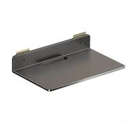 ReachMall Router Shelf/TV Set-Top Wall Mount Shelf, DVD Player Stand Rack Carbon Steel Partition Storage Box Stand, for WiFi Routers, Projectors Accessories (L)