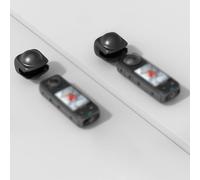 ReachMall Soft Silicone Lens Cap for Insta360 X4/X5, Anti-Scratch Protective Cover with Oil-Spray Finish, Lightweight and Washable Camera Accessory, Black