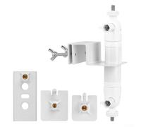 ReachMall Solar Gutter Bracket, Cameras And Solar Panels Gutter Mount, 17 * 6cm Camera & Solar Panel ABS Pole Mount For Rin For Arlo For EufyCam(White)