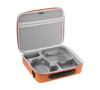 ReachMall Storage Bag for DJI Flip, RC N2/N3 Controller Case with Battery Manager, Shockproof EVA Leather Carry Box