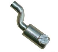 ReachMall Throttle Cables Wire Stops For Lawnmower, Z Cable End For For Lawn Mowers, Dog Leg Z Cable End With Single Hole Fixing Upto 2Mm Cable(1pcs)