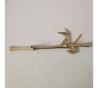 ReachMall Timeless Brass Cabinet Handle Elegant Design Perfect for Various Furniture Styles (Left)