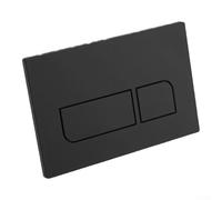 ReachMall Toilet Flush Button Panel, ABS Concealed Water Tank Panel, Toilet Cistern Flush Partsfor For Geberit UP300 JP320 Series Systems(Black)