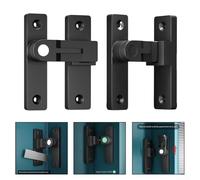 ReachMall Transform Your Home's Security 90 Degree Luminescent Locked Bolts Made from High Strength Zinc Alloys (A)