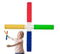 Reaction Catch Trainer, Reaction Training Tool Stick, Four-Head Lightweight Design 11.81x11.81x1.16 inches, Hand-Eye Coordination Agility Game for Athletes of All Ages