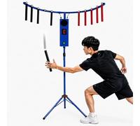 Reaction Game, Interactive Stick Challenge with Adjustable Speed and LED | Remote Control, Music and Multi-Level Play for Family Fun, Party Games, School Activities and Events(Blue)
