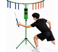 Reaction Game, Interactive Stick Challenge with Adjustable Speed and LED | Remote Control, Music and Multi-Level Play for Family Fun, Party Games, School Activities and Events(Green)