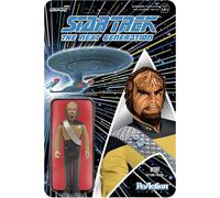 Reaction Star Trek TNG Worf figure Super7 11270