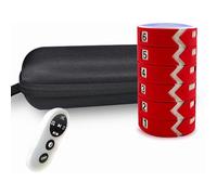 Reaction Training Light, Agile Reaction Speed Training Device with Remote Control, 4 Modes Hand-Eye Coordination Training, for (3/4/6/8/10 Bulbs Optional)