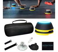 Reaction training Light exercise can improve reaction time and agility through fitness acceleration, which is very suitable for basketball, football boxing, etc. (Pack of 2)