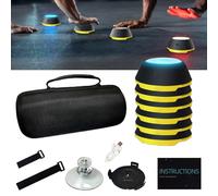 Reaction training Light exercise can improve reaction time and agility through fitness acceleration, which is very suitable for basketball, football boxing, etc. (Pack of 6)