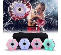 Reaction Training Light with App, Smart Speed Agility Improvement Reaction Lights Training Pods for Soccer Basketball Boxing Training, Improve Speed Agility Training Boxing Reflex, Focus 4lights