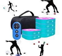 Reaction Training Lights, 9 Target Lights with Remote Control, 4 Modes & 4 Colors, 270° Viewing Angle, 10cm Sensing Distance, for Speed Agility Reaction Time Improvement