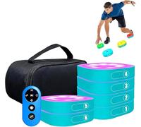 Reaction Training Lights - Remote Control Fitness Lamp for Hand-Eye Coordination, 4 Modes, 270° Viewing Angle, 10cm Sensing Distance