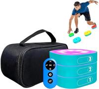 Reaction Training Lights - Remote Control Fitness Lamp for Hand-Eye Coordination, 4 Modes, 270° Viewing Angle, 10cm Sensing Distance