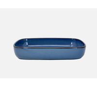 Mason Cash Rectangular Baker Reactive Blue 23cm – 1.2L Stoneware, Dishwasher & Microwave Safe