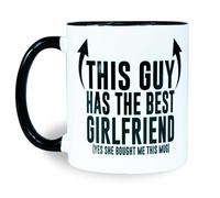 Reactive Brands MUGEMS Boyfriends Mug - Valentines & Birthday Gifts for Him - Coffee Mugs Cup, Christmas
