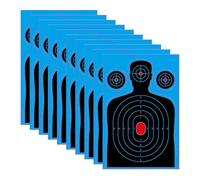 Reactive Splash Targets, 10 Pack Large 18" x 12" Paper Sheets with Clear Marks, Aids for Outdoor Practice, Competition, Recreational Teams, Youth and Adult