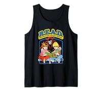 READ Ancient Demon Sarcastic Retro Vintage Funny Adult Humor Tank Top