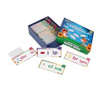 Read and Rhyme Book | 30-Piece Interactive Reusable Flash Cards,Classroom Phonics Flash Cards | for Boys Girls Home School Travel Classroom Kindergarten Preschool