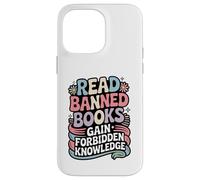 Read Banned Books Gain Forbidden Knowledge Book Enthusiasts Case for iPhone 14 Pro Max
