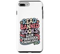 Read Banned Books Gain Forbidden Knowledge Book Enthusiasts Case for iPhone 7 Plus/8 Plus