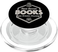 Read Banned Books Gain Forbidden Knowledge Funny Book Lover PopSockets PopGrip for MagSafe