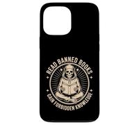 Read Banned Books Gain Forbidden Knowledge Funny Skeleton Case for iPhone 13 Pro Max