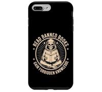 Read Banned Books Gain Forbidden Knowledge Funny Skeleton Case for iPhone 7 Plus/8 Plus