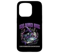 Read Banned Books Gained Forbidden Knowledge Funny Sorceress Case for iPhone 15 Pro