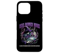 Read Banned Books Gained Forbidden Knowledge Funny Sorceress Case for iPhone 16 Pro Max