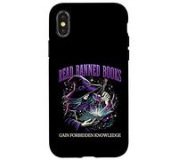 Read Banned Books Gained Forbidden Knowledge Funny Sorceress Case for iPhone X/XS
