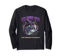 Read Banned Books Gained Forbidden Knowledge Funny Sorceress Long Sleeve T-Shirt