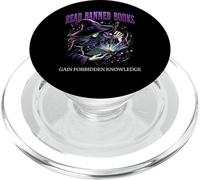 Read Banned Books Gained Forbidden Knowledge Funny Sorceress PopSockets PopGrip for MagSafe