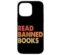 Read Banned Books Retro Book Nerd Reading Librarian Novels Case for iPhone 14 Pro Max