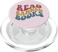 READ BANNED BOOKS Stop Bans Censorship Reading Reader Meme PopSockets PopGrip for MagSafe