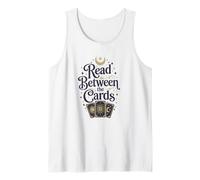 Read Between the Cards Tarot Celestial Witchy Tank Top