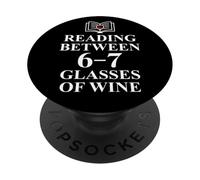 Read Between the Wines 6 7 Reading 6-7 Just One More Chapter PopSockets Adhesive PopGrip