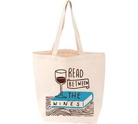 Read Between the Wines Tote bag: LoveLit Tote Bag (LoveLit Button Assortment)