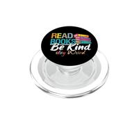Read Books Be Kind Stay Weird Booklover and Book Reader PopSockets PopGrip for MagSafe