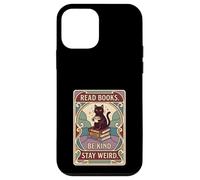 Read Books Be Kind Stay Weird Cat Tarot Card Coffee Reading Case for iPhone 12 mini