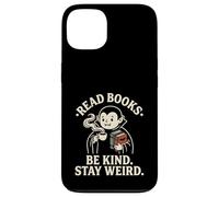 Read Books Be Kind Stay Weird Cute Vampire Coffee Reading Case for iPhone 13