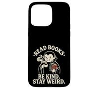 Read Books Be Kind Stay Weird Cute Vampire Coffee Reading Case for iPhone 15 Pro Max